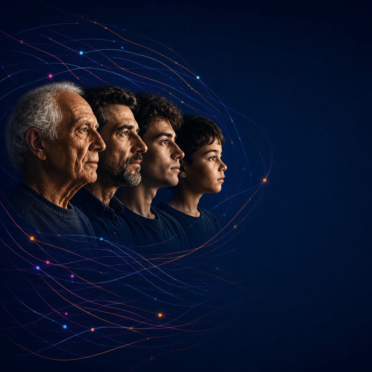 Arte de apoio de Quando o Neurodesenvolvimento Envelhece